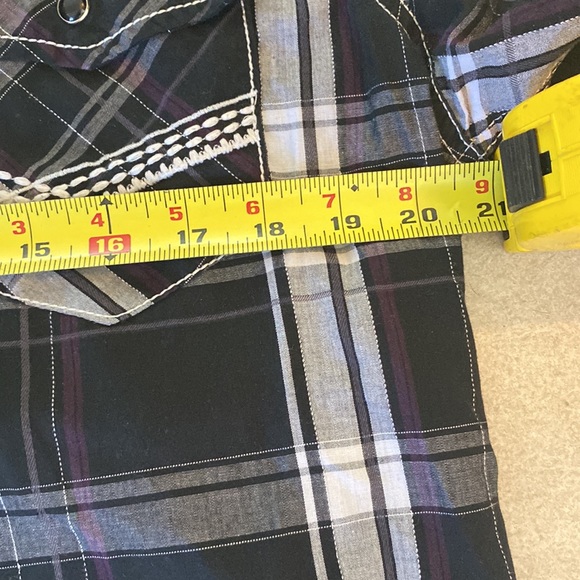 Chalc Mens Short Sleeve Shirt Size Large - Picture 5 of 8